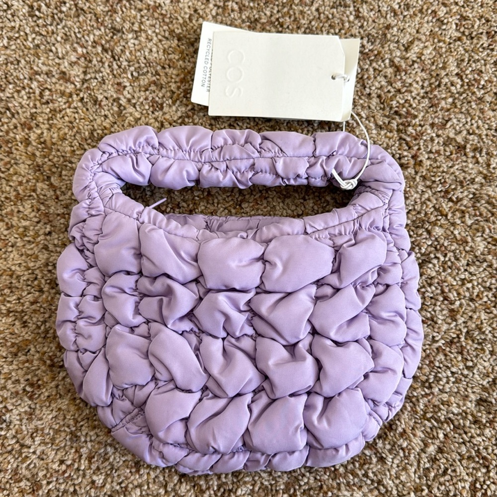 COS Quilted Micro bag Purple Lilac